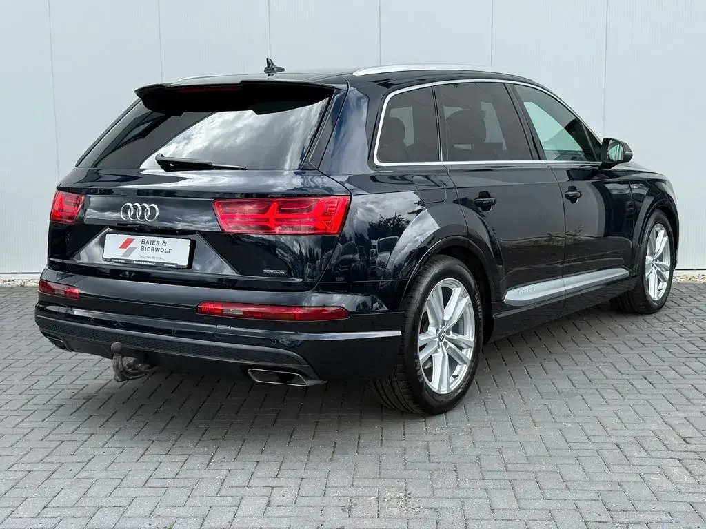 Używany Audi Q7 S-Line 272 KM (200 kW) 2017 Niebieski SUV
