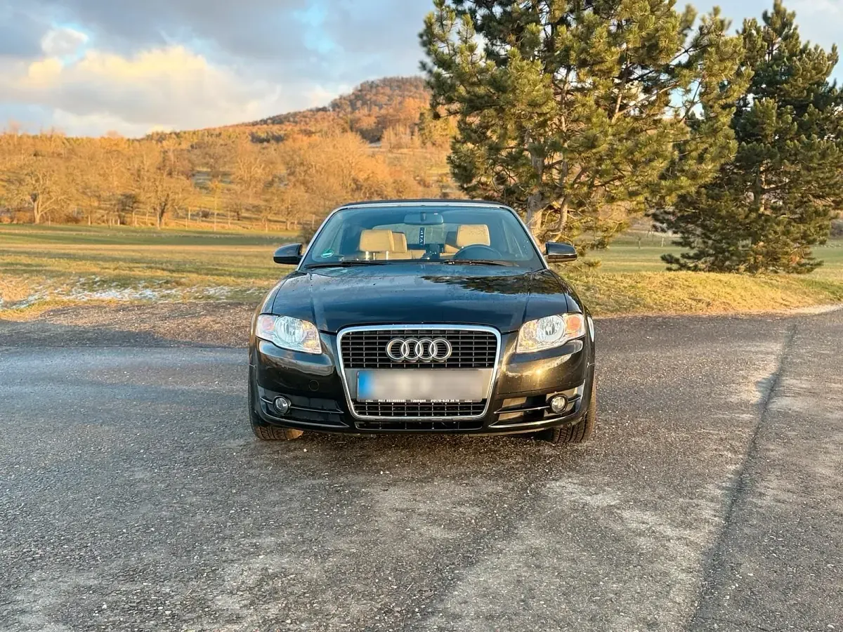 Gebraucht Audi A4 Cabriolet 140 PS (102 kW) 2007 Schwarz Cabrio