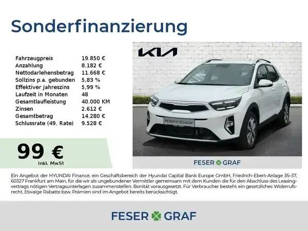 Schneeweiss Neu 2024 Kia Stonic 4 SUV | 19.850 € (Superpreis) - Bild 1/4
