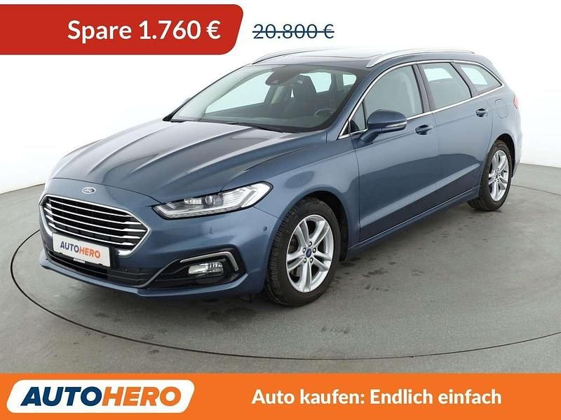 Blau Gebraucht 2020 Ford Mondeo Titanium Kombi | 19.040 € (Fairer Preis) - Bild 1/3