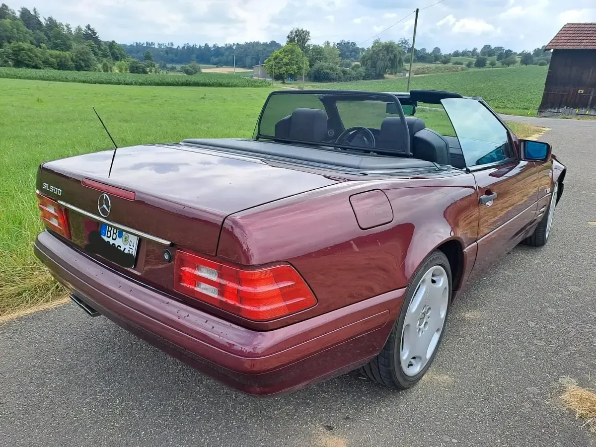 Gebraucht Mercedes SL500 320 PS (235 kW) 1997 Rot Cabrio