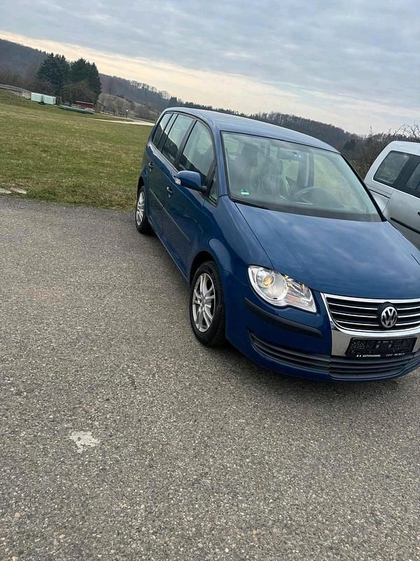 Gebraucht VW Touran 90 PS (66 kW) 2008 Blau Van / Kleinbus