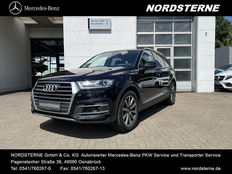 Orcaschwarz Gebraucht 2018 Audi Q7 Advanced SUV | 36.888 € (Guter Preis) - Bild 1/4