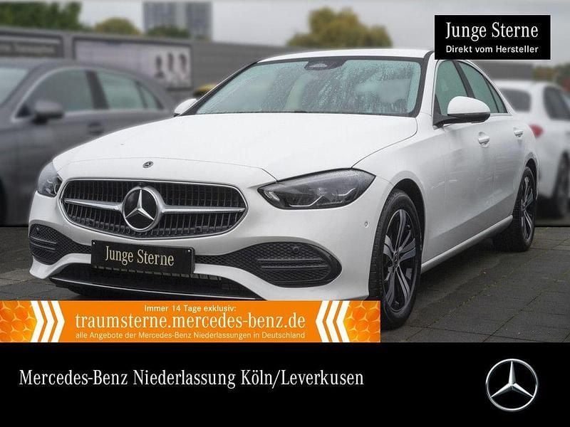 Polarweiß Gebraucht 2024 Mercedes C220 Advanced Plus Limousine | 36.990 € (Superpreis) - Bild 1/3