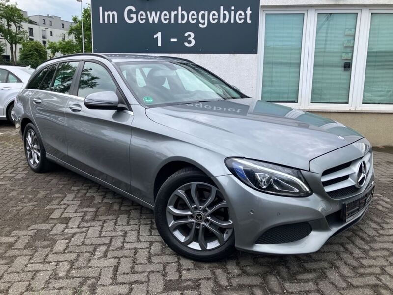 Silber Gebraucht 2016 Mercedes C220 Avantgarde Kombi | 12.900 € (Superpreis) - Bild 1/4
