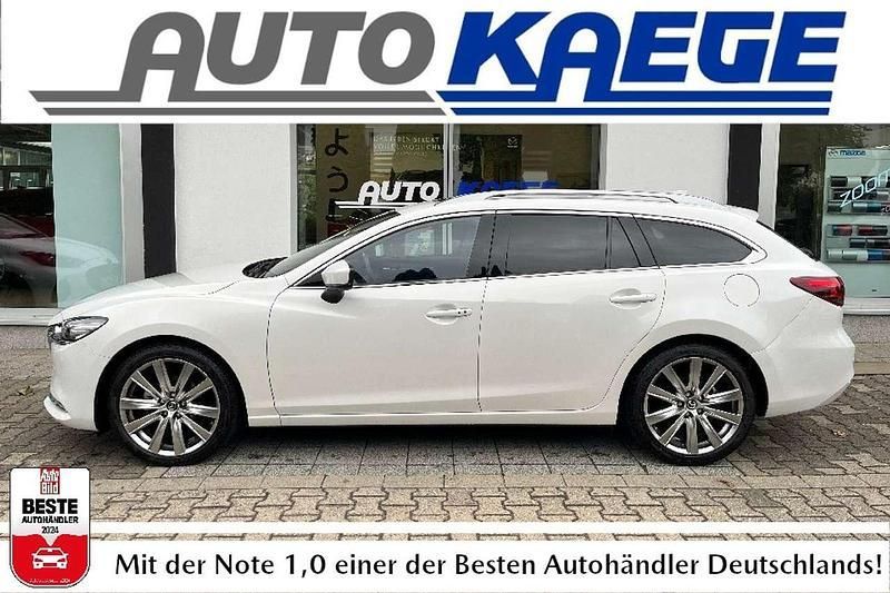 Rhodium white Gebraucht 2023 Mazda 6 Takumi-Line Kombi | 37.390 € (Teuer) - Bild 1/4