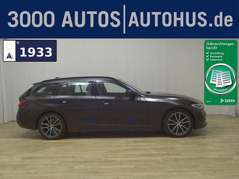 Schwarz Gebraucht 2020 BMW 320 Sport Line Kombi | 17.780 € (Superpreis) - Bild 1/4