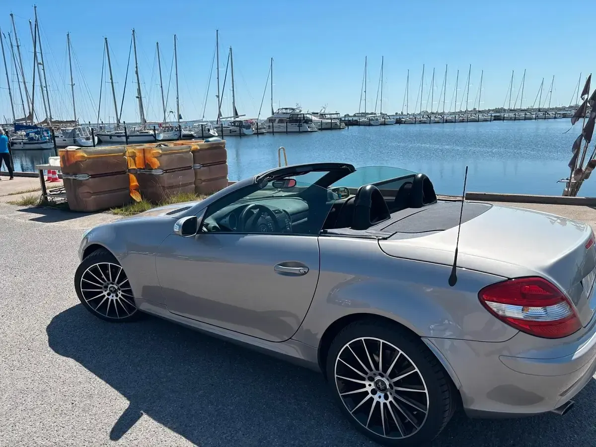 Gebraucht Mercedes SLK200 163 PS (119 kW) 2004 Beige Cabrio