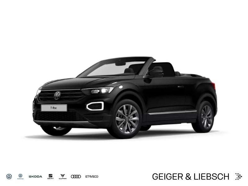 Schwarz Gebraucht 2020 VW T-Roc Cabriolet Style Cabrio | 23.785 € (Fairer Preis) - Bild 1/3