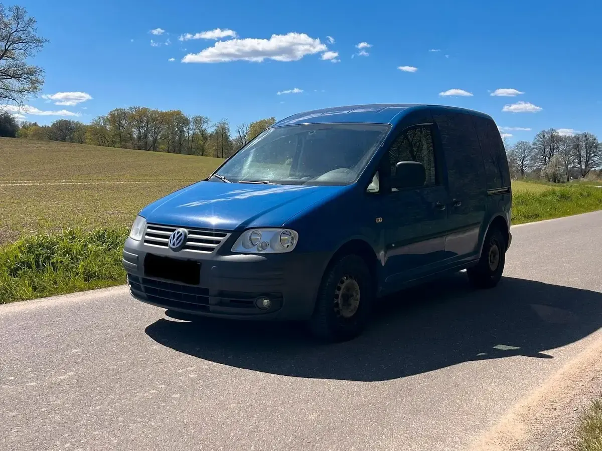 Second-hand VW Caddy 105 CP (77 kW) 2007 Albastru Monovolum