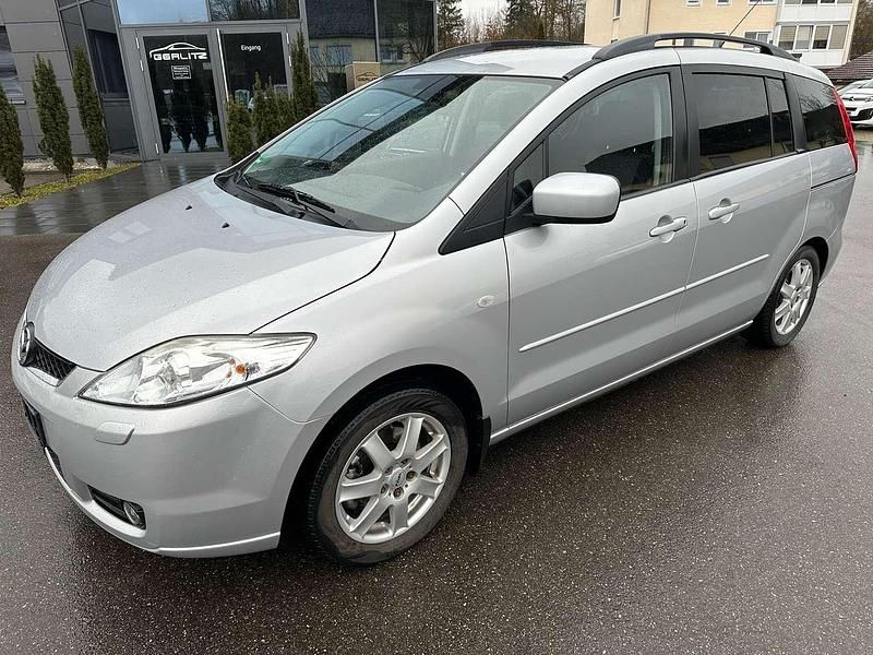Satinsilber metallic Gebraucht 2008 Mazda 5 Van / Kleinbus | 2.999 € (Guter Preis) - Bild 1/4
