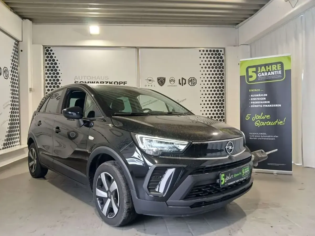 Gebraucht Opel Crossland 110 PS (80 kW) 2022 Schwarz SUV