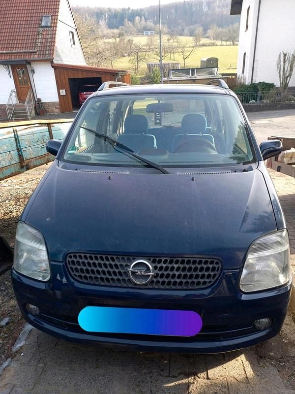 Gebraucht Opel Agila 58 PS (42 kW) 2001 Blau Van / Kleinbus