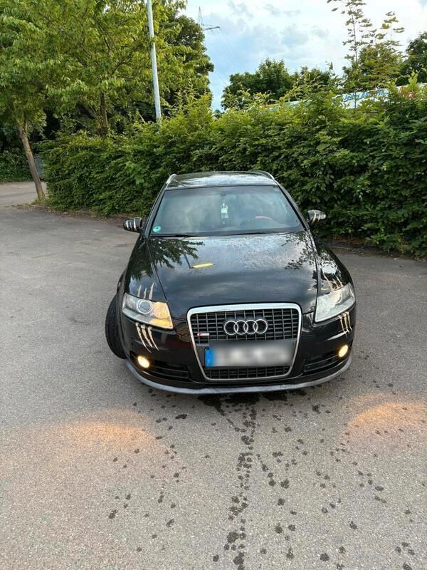Schwarz Gebraucht 2008 Audi A6 S-Line Limousine | 3.899 € - Bild 1/4