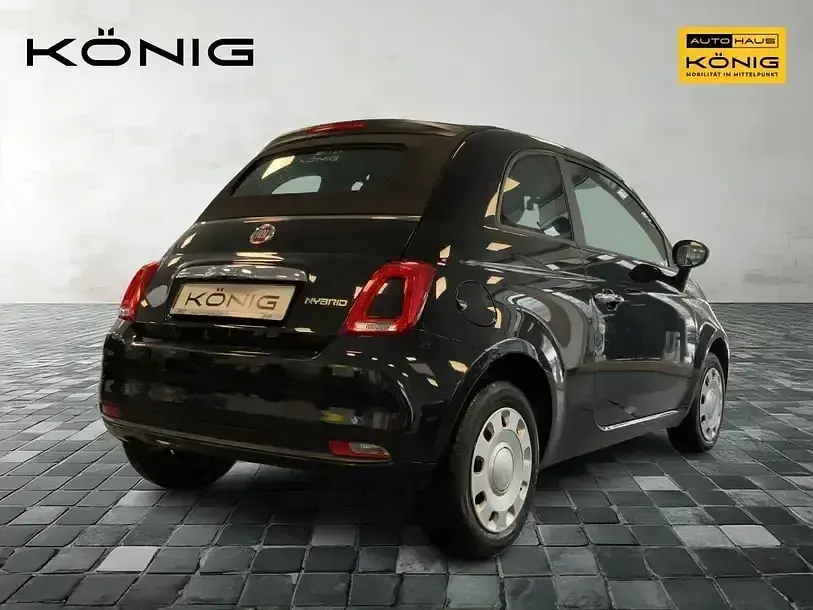Gebraucht Fiat 500C 69 PS (50 kW) 2023 Schwarz Cabrio