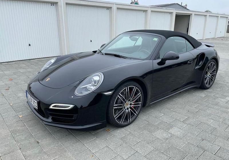 Schwarz Gebraucht 2016 Porsche 911 Turbo Cabriolet Cabrio | 89.999 € - Bild 1/4