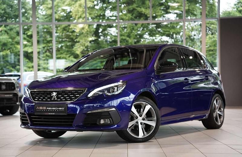 Lackierung magneticblau/metal Gebraucht 2018 Peugeot 308 Allure GT-Line Limousine | 15.790 € (Etwas zu teuer) - Bild 1/3