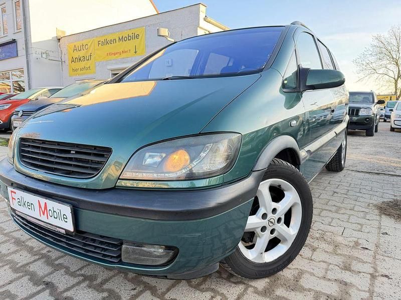 Grün Gebraucht 2003 Opel Zafira Van / Kleinbus | 1.998 € (Fairer Preis) - Bild 1/4