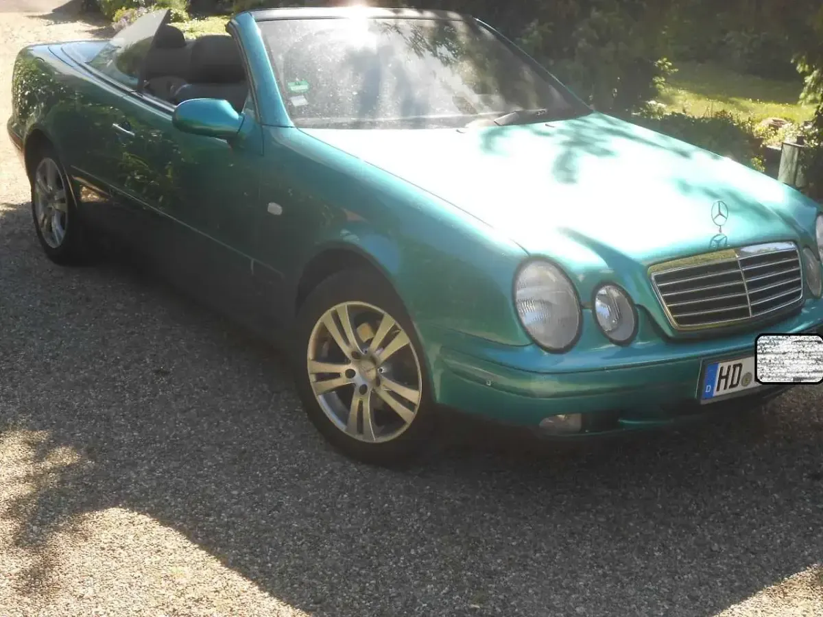 Gebraucht Mercedes CLK200 Elegance 136 PS (100 kW) 1998 Grün Cabrio