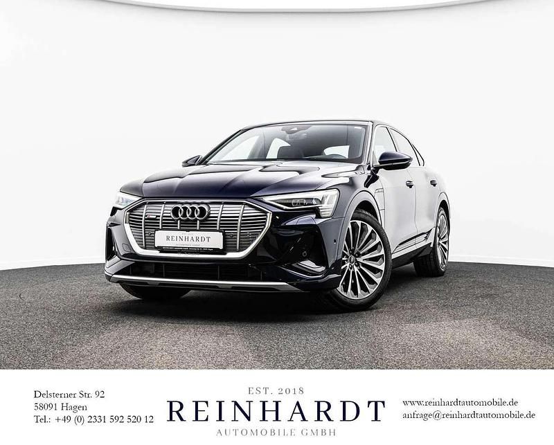 Gebraucht Audi e-tron Sportback S-Line 300 kW (408 PS) 2022 Individuallackierung blau audi exclusive SUV