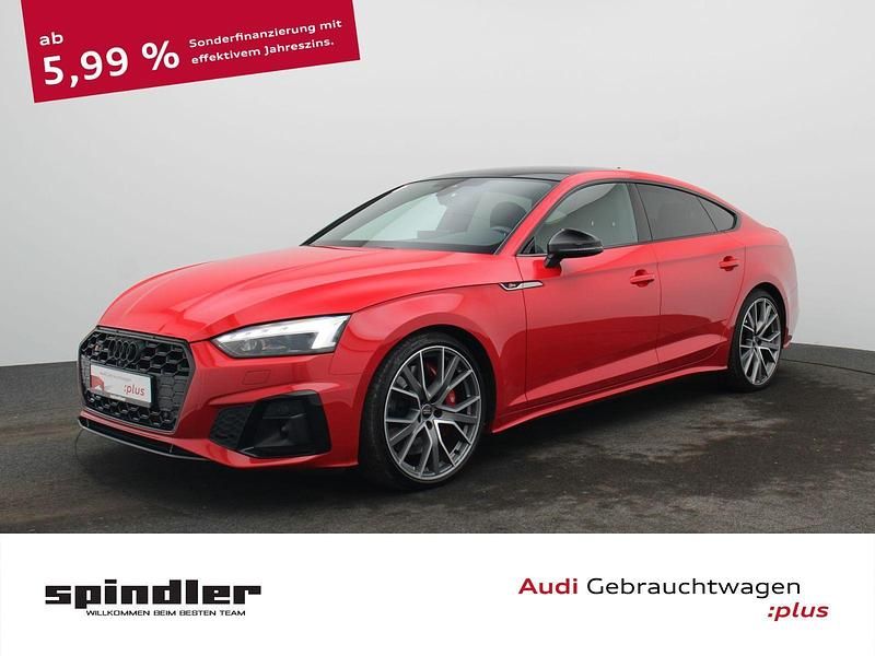 Tangorot metallic Gebraucht 2022 Audi S5 Sportback Ambiente Kleinwagen | 43.980 € (Superpreis) - Bild 1/4