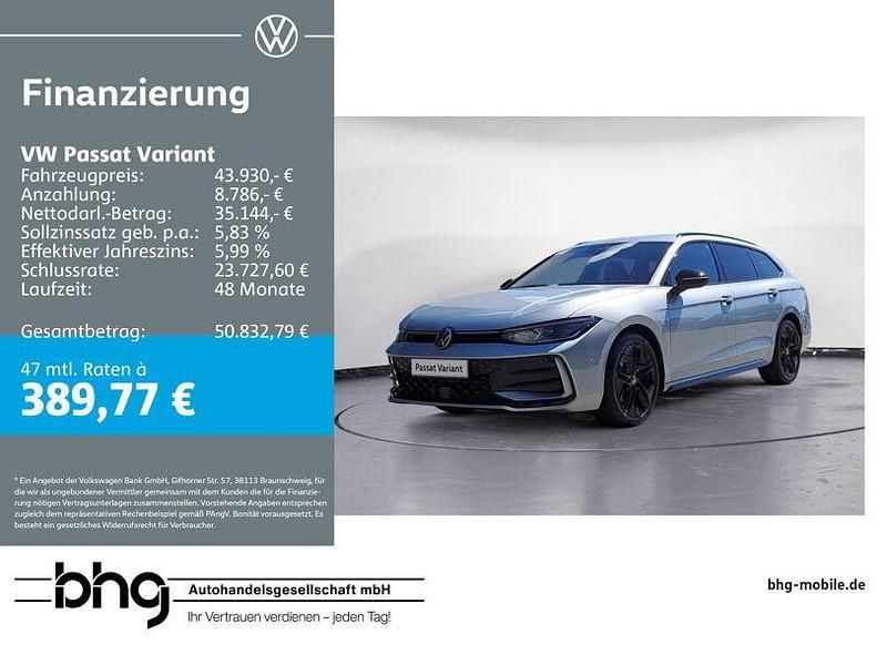 Gebraucht VW Passat R-line 150 PS (110 kW) 2024 Silber Kombi