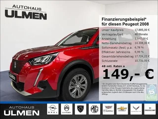 Elixierrot/typ verkleidung aussen metallic + farbig lackiert Gebraucht 2022 Peugeot e-2008 Active SUV | 17.885 € (Guter Preis) - Bild 1/4