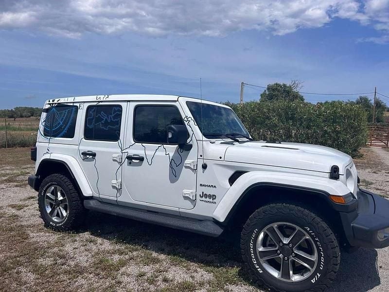 Weiß Gebraucht 2019 Jeep Wrangler Unlimited Sahara SUV | 42.000 € (Fairer Preis) - Bild 1/4