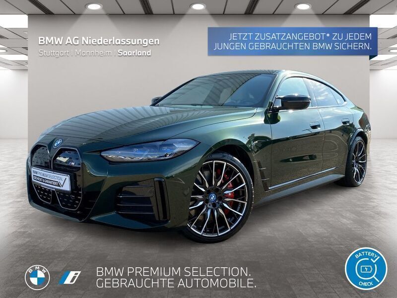 Grün Gebraucht 2024 BMW i4 Efficient Dynamics Limousine | 59.507 € (Fairer Preis) - Bild 1/3