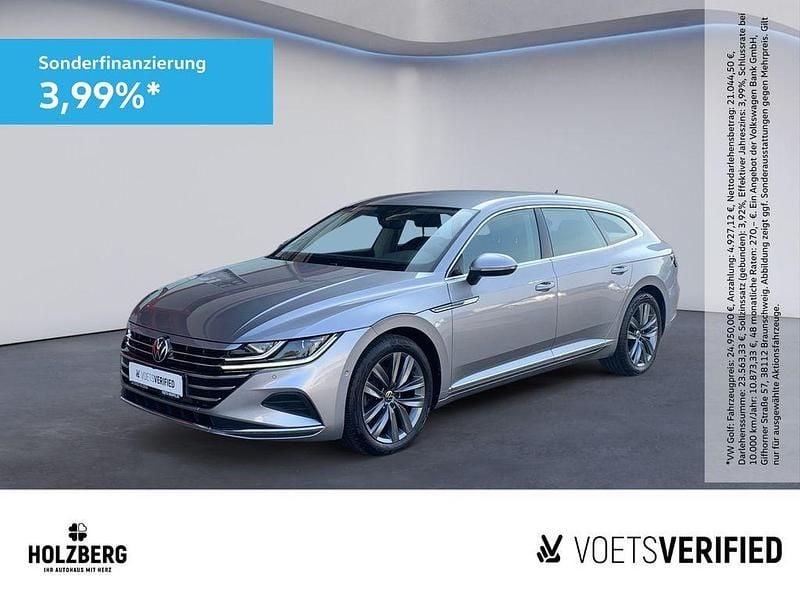 Pyritsilber metallic Gebraucht 2023 VW Arteon Elegance Kombi | 29.490 € (Superpreis) - Bild 1/4