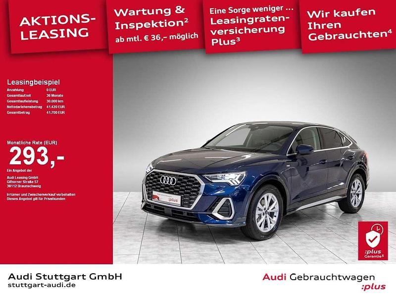 Navarrablau metallic Gebraucht 2025 Audi Q3 Sportback S-Line SUV | 41.420 € (Guter Preis) - Bild 1/4