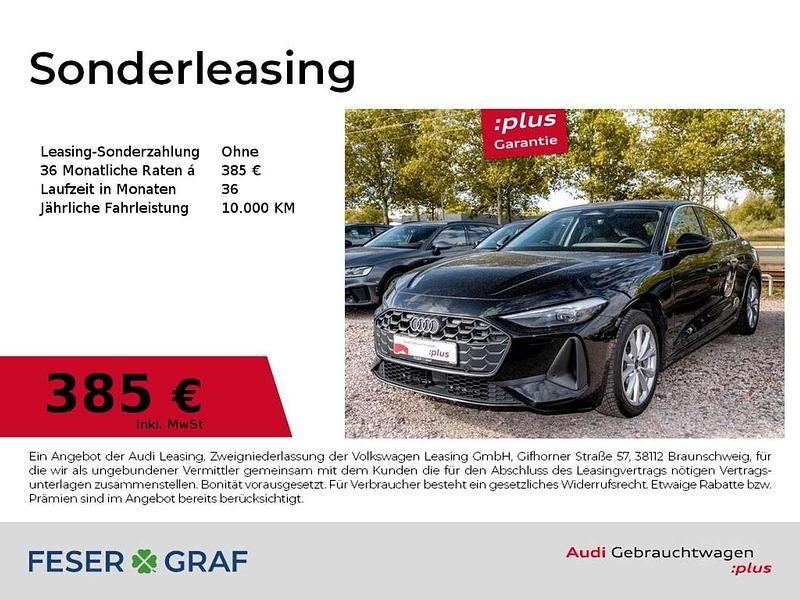 Mythosschwarz metallic Gebraucht 2025 Audi A5 Sport Coupé | 44.990 € (Superpreis) - Bild 1/3