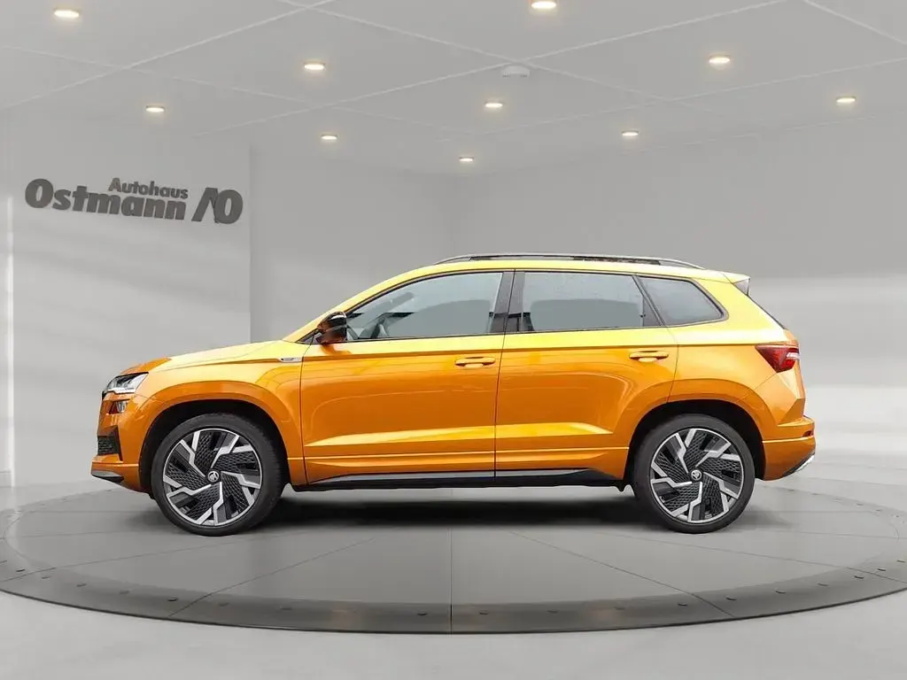 Gebraucht Skoda Karoq SportLine 150 PS (110 kW) 2023 Orange SUV