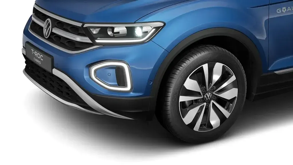 Gebraucht VW T-Roc Cabriolet Goal 116 PS (85 kW) 2025 5z ravennablau metallic (metallic) Cabrio