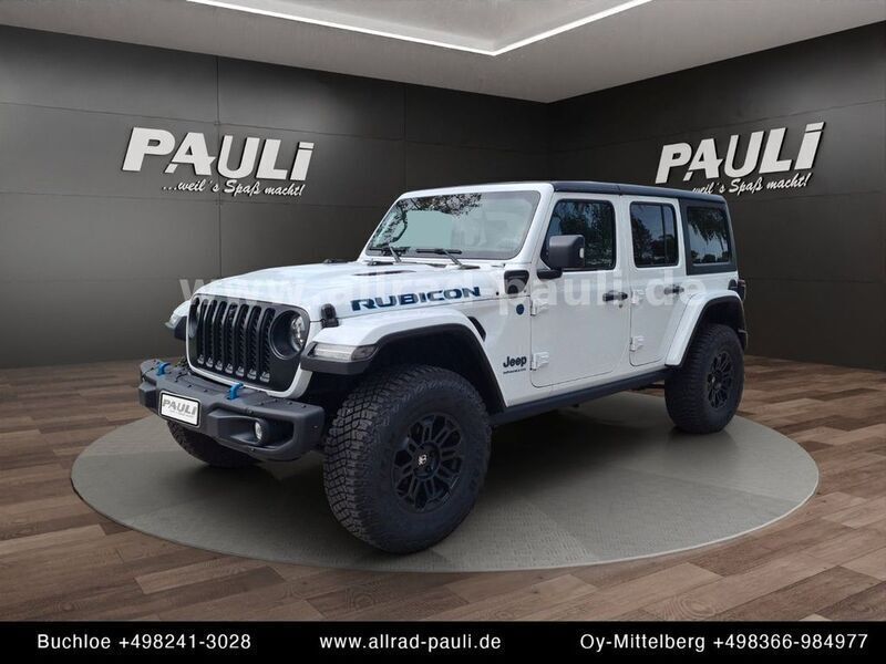 Weiß Gebraucht 2022 Jeep Wrangler Unlimited Rubicon SUV | 94.970 € - Bild 1/4