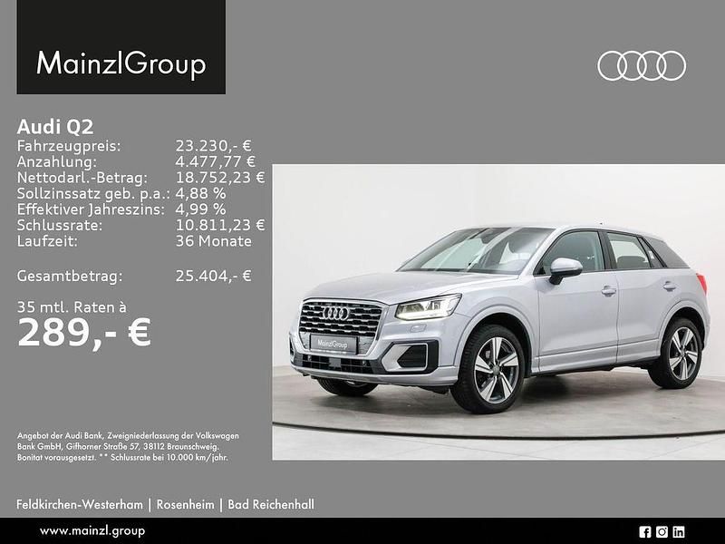 Gebraucht Audi Q2 Design 150 PS (110 kW) 2020 Florettsilber metallic (metallic) SUV