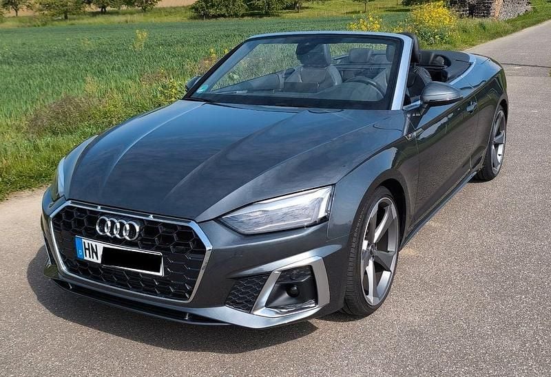Gebraucht Audi A5 Cabriolet S-Line 150 PS (110 kW) 2022 Grau Cabrio