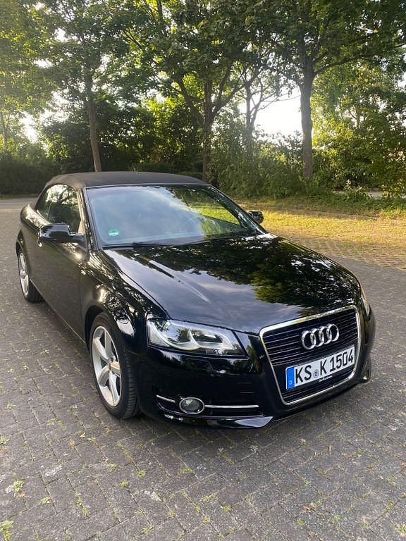 Schwarz Gebraucht 2013 Audi A3 Cabriolet S-Line Cabrio | 12.500 € (Fairer Preis) - Bild 1/4