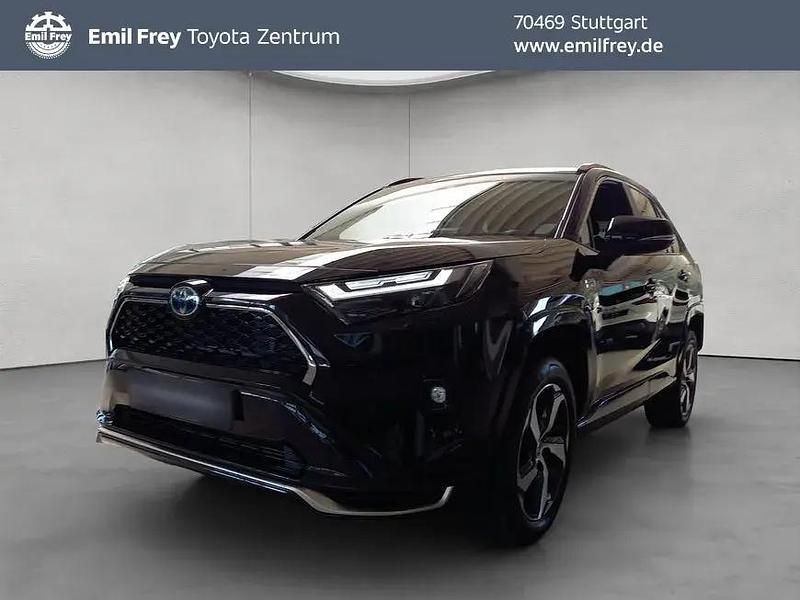 Tiefschwarz mica metallic Gebraucht 2022 Toyota RAV4 Hybrid Plus SUV | 37.850 € (Superpreis) - Bild 1/4