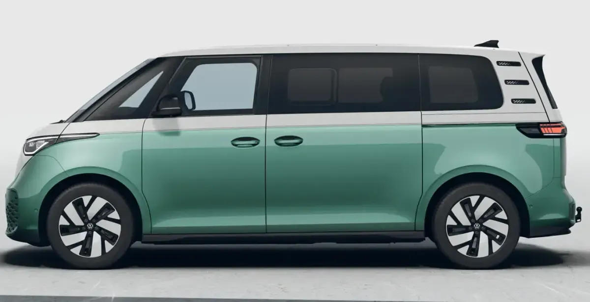 Neu VW ID. Buzz Pro 210 kW (286 PS) 2026 Grün Van / Kleinbus