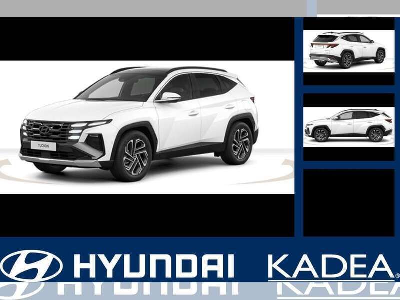 Atlas white / sol Neu 2025 Hyundai Tucson SUV | 33.900 € (Superpreis) - Bild 1/4