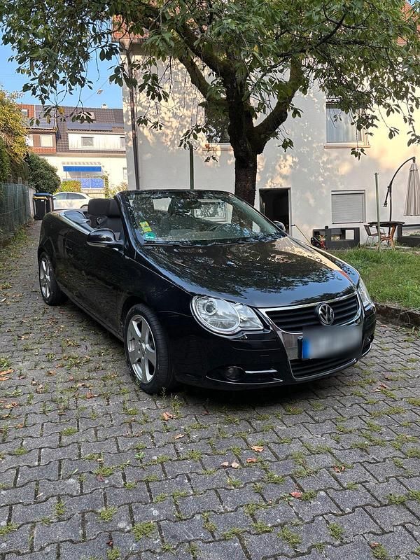 Schwarz Gebraucht 2007 VW Eos R Cabrio | 4.200 € (Guter Preis) - Bild 1/4