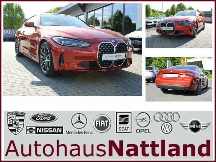 Sanremo green metallic Gebraucht 2021 BMW 420 M Sport Cabrio | 39.828 € (Fairer Preis) - Bild 1/4