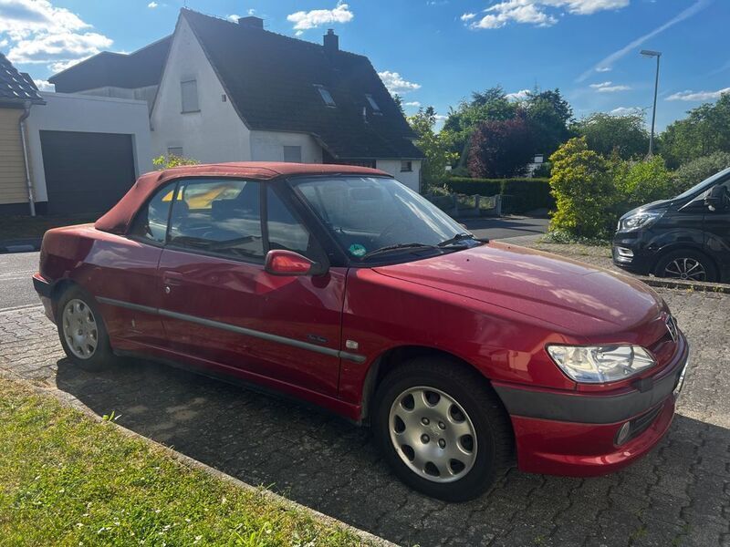 Rot Gebraucht 2000 Peugeot 306 Cabriolet Cabrio | 2.100 € (Guter Preis) - Bild 1/4