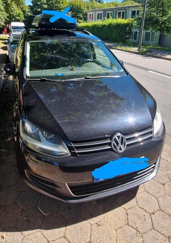 Schwarz Gebraucht 2011 VW Sharan Van / Kleinbus | 10.800 € (Fairer Preis) - Bild 1/4