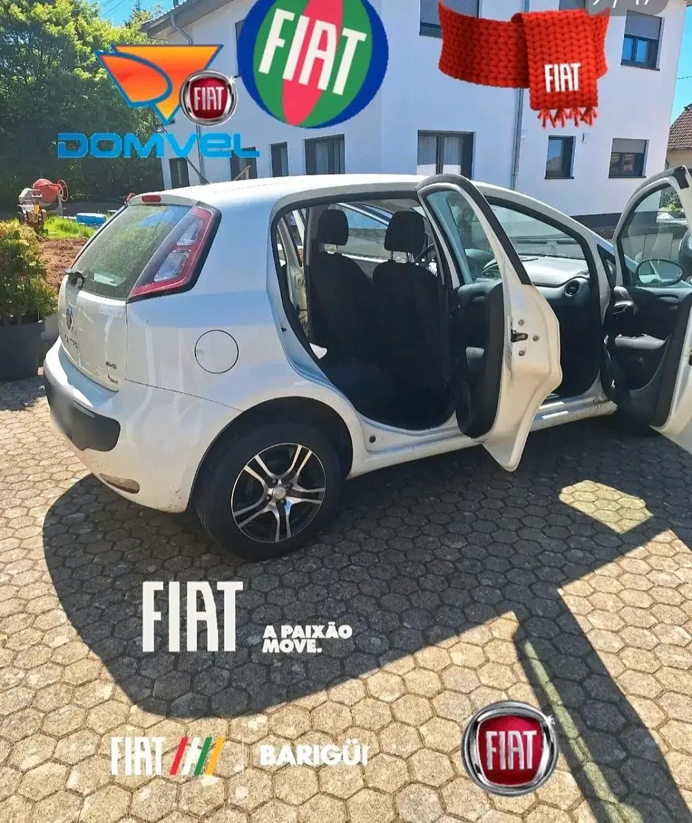 Gebraucht Fiat Grande Punto 77 PS (56 kW) 2010 Weiß Kleinwagen