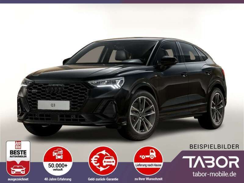 Schwarz Neu 2025 Audi Q3 Sportback S-Line SUV | 50.788 € (Guter Preis) - Bild 1/4