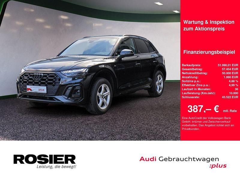 Mythosschwarz metallic Gebraucht 2024 Audi Q5 Ambiente SUV | 51.990 € (Fairer Preis) - Bild 1/4