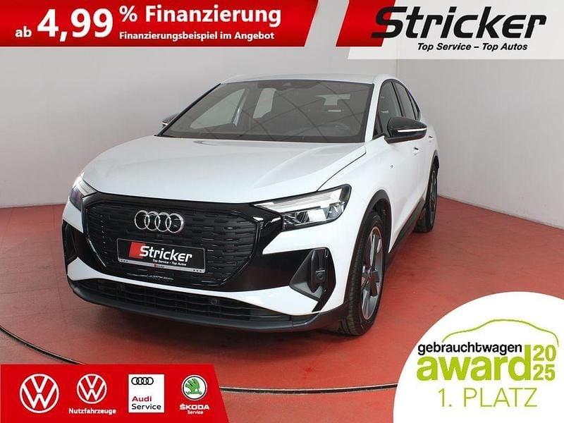 Gebraucht Audi Q4 Sportback e-tron S-Line 150 kW (204 PS) 2022 Gletscherweiß metallic SUV