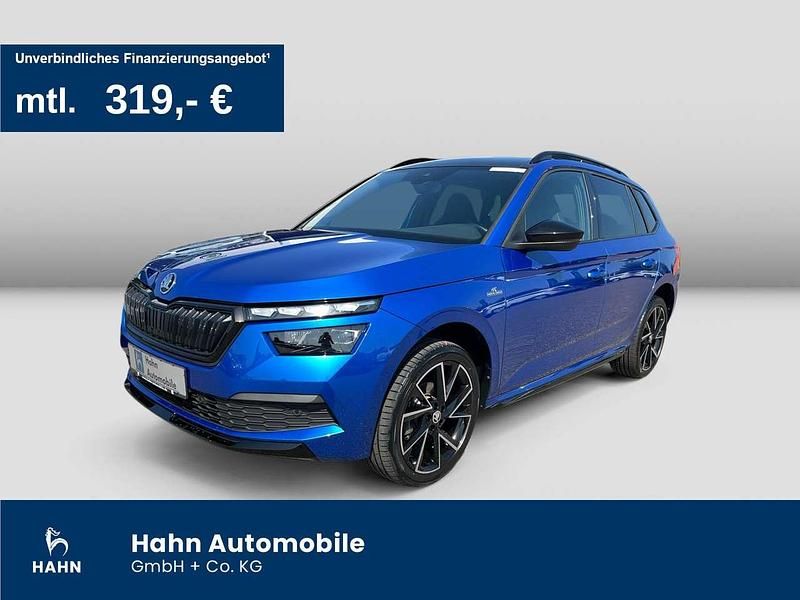 Blau Gebraucht 2021 Skoda Kamiq Monte Carlo SUV | 24.830 € (Etwas zu teuer) - Bild 1/3